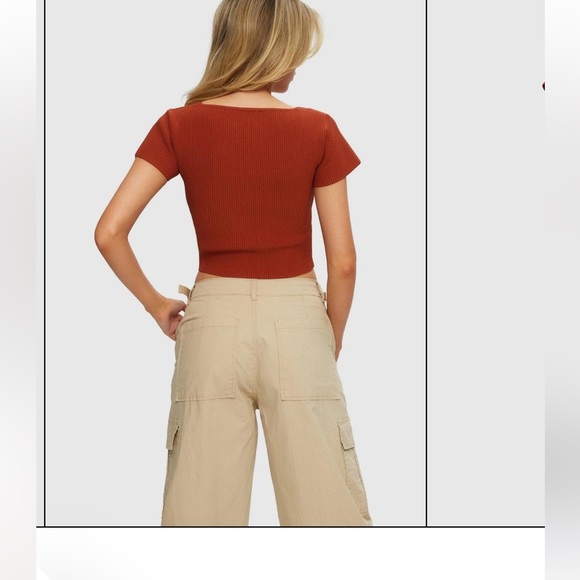 NWT Ribbed Crop Top size large - Picture 10 of 15